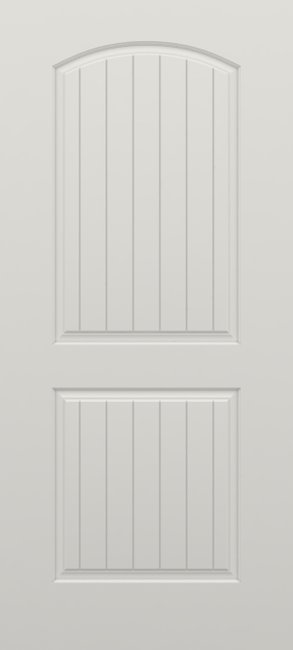 Smooth Series fiberglass door example