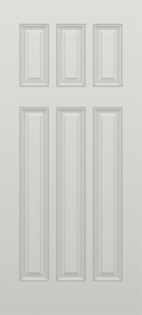 Alliance DRS6C fiberglass entry door, smooth