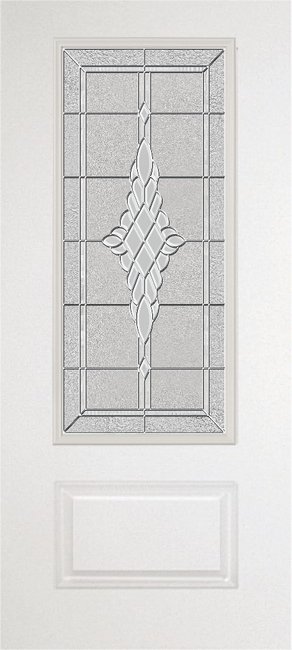 Alliance S607-1P-GRC-PN fiberglass entry door, smooth