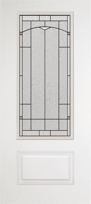 Alliance S607-1P-TPZ-P fiberglass entry door, smooth