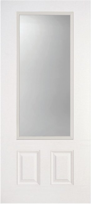 Alliance S607-2P-CL fiberglass entry door, smooth