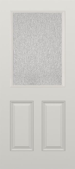 Alliance S607-2PU-RN fiberglass entry door, smooth