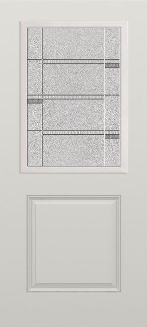 Alliance S684-1P-CWK-PN fiberglass entry door, smooth