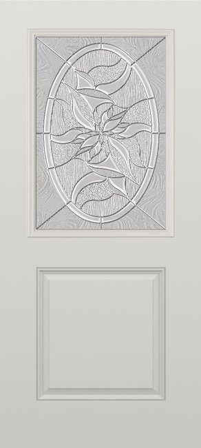 Alliance S684-1P-RLB-CL fiberglass entry door, smooth