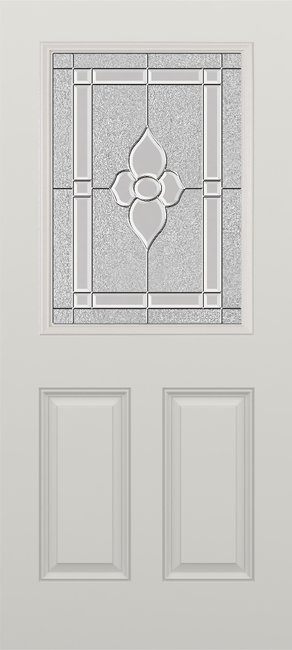Alliance S684-2PU-MN-PN fiberglass entry door, smooth