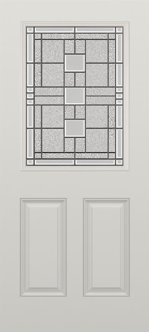Alliance S684-2PU-MO-P fiberglass entry door, smooth