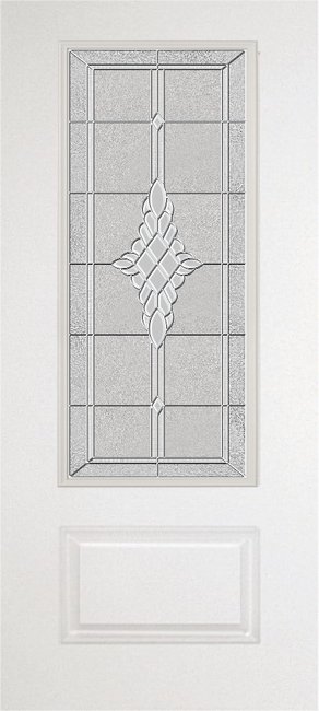 Alliance S686-1P-GRC-PN fiberglass entry door, smooth