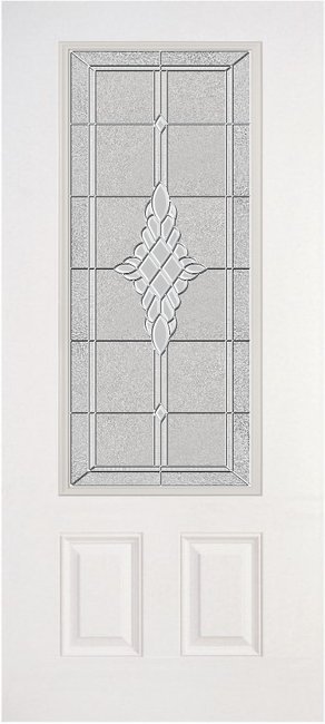 Alliance S686-2P-GRC-PN fiberglass entry door, smooth