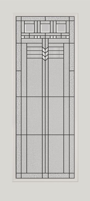 Alliance S686-FL-KP-P fiberglass entry door, smooth