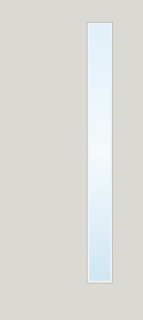Alliance S694-BH1-RV-CL fiberglass entry door, smooth