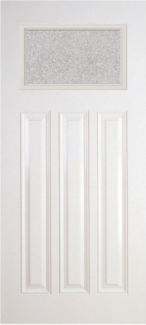 Alliance S814-6P-MG fiberglass entry door, smooth
