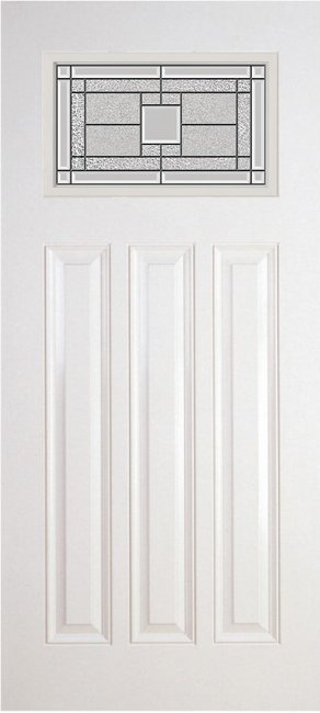 Alliance S814-6P-MO-P fiberglass entry door, smooth