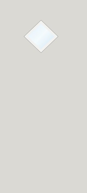 Alliance S840-BH1-TCD-CL fiberglass entry door, smooth