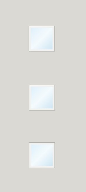 Alliance S840-BH3-CS-CL fiberglass entry door, smooth