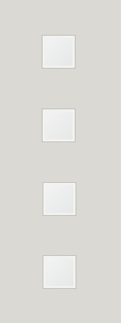 Alliance S840-BH4-CS-FR fiberglass entry door, smooth