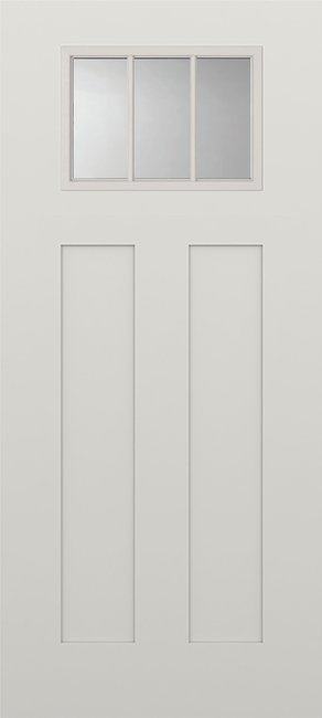 Alliance S867-3P-SDL3-LE fiberglass entry door, smooth