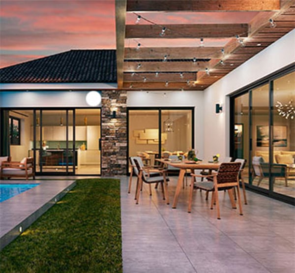 Andersen aluminum multi-slide door