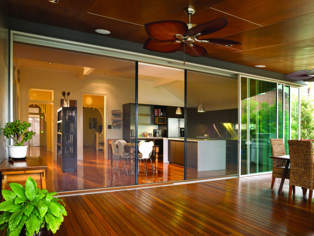 Multi-Slide Moving Glass Wall