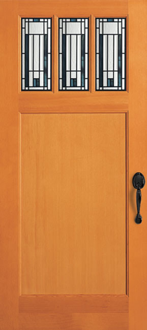 36923 Fir exterior wood door in douglas fir