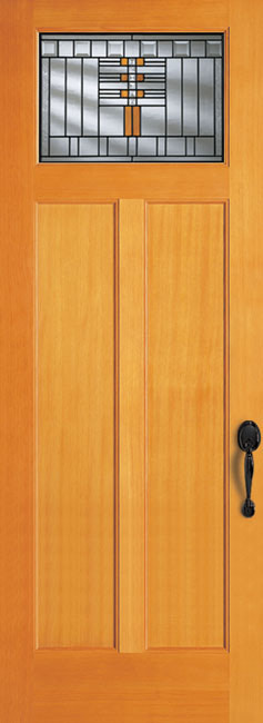 6841-8 Fir exterior wood door in douglas fir