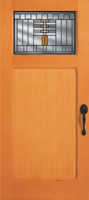 6851 Fir exterior wood door in douglas fir
