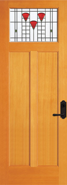 6962-8 Fir exterior wood door in douglas fir