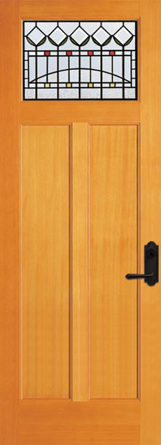 6992-8 Fir exterior wood door in douglas fir